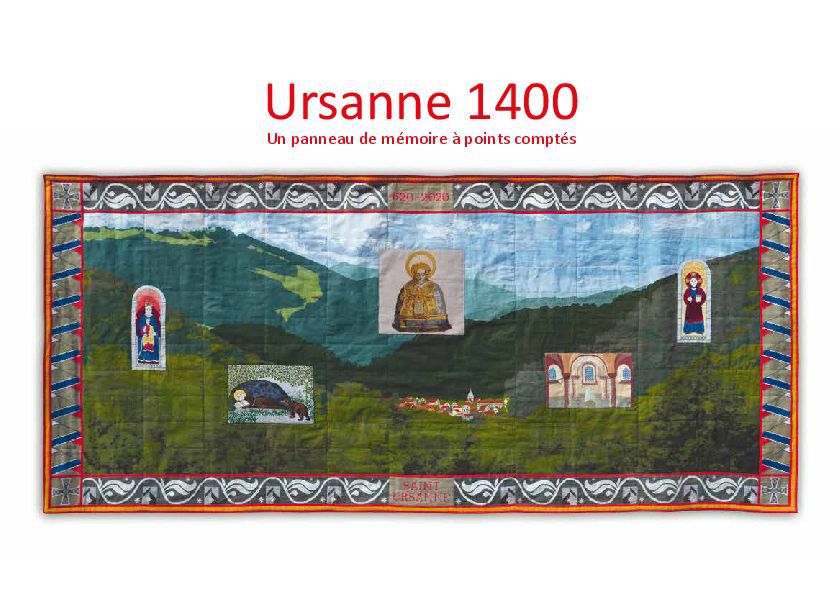 Ursanne 1400 : des nouvelles du panneau de mémoire