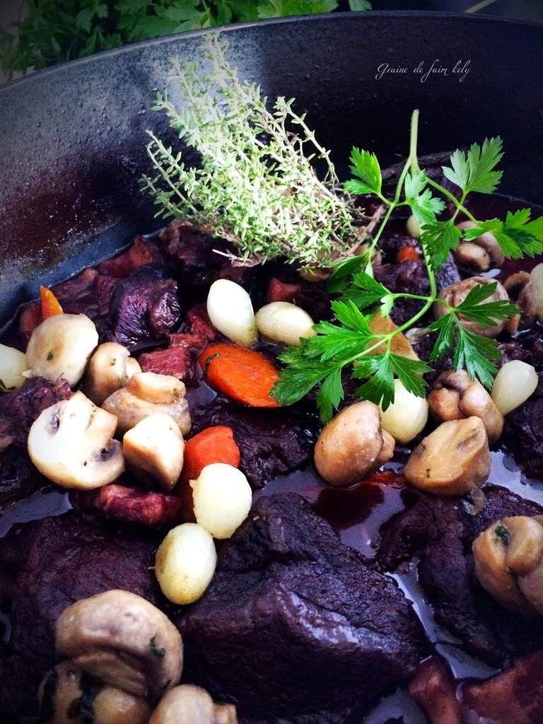 joue de boeuf en bourguignon