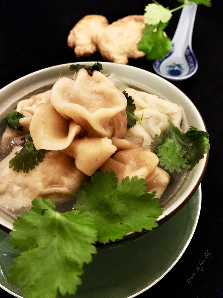 Soupe Wan tan à notre façon