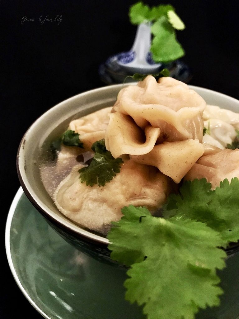 Soupe Wan tan à notre façon