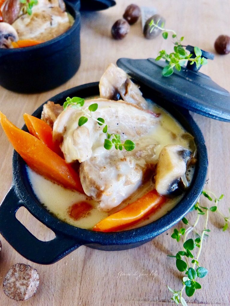 Blanquette de veau muscade- soupçon de vanille