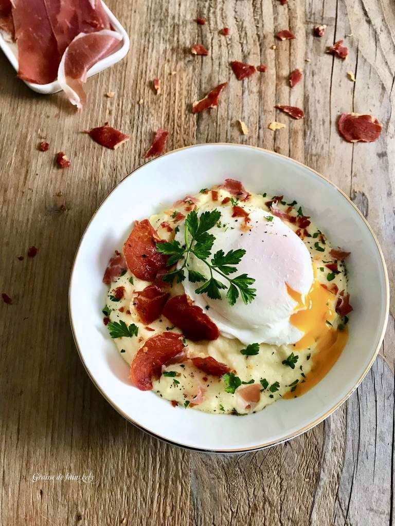 Cremeux De Panais Au Jambon De Parme Et Son Oeuf Poche Graine De