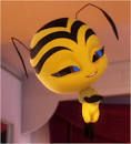 Chloé + son Miraculous + Kwami = Super héroine Queen Bee alias Valentine