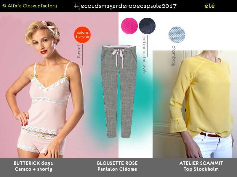 Choix garde-robe capsule pour l'été
