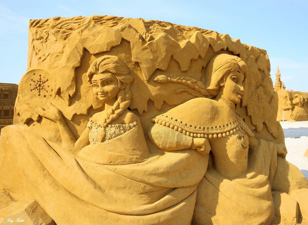 Festival de sculptures sur sable 2015 : c'est la «Fête Givrée » au Touquet-Paris-Plage  et à Ostende - Le blog de nature-ailes.over-blog.com