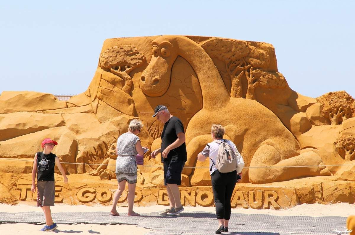 Festival de sculptures sur sable 2015 : c’est la «Fête Givrée » au Touquet-Paris-Plage et à Ostende