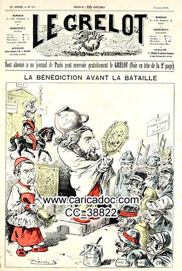 Le Grelot, fondé en 1871, avec Bertall, Alfred Le Petit, Pépin, Gravelle, ...