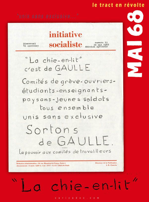 MAI 68, LE TRACT EN RÉVOLTE, exposition itinérante à louer