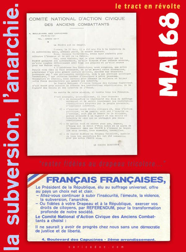 MAI 68, LE TRACT EN RÉVOLTE, exposition itinérante à louer