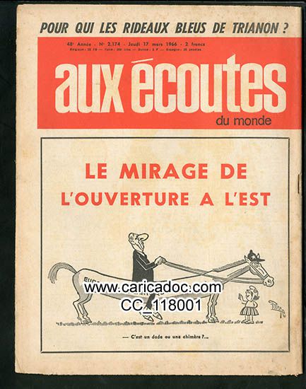 Charles de Gaulle : journaux, affiches, dessins, revues, périodiques (classement chronologique) newspapers, cartoons
