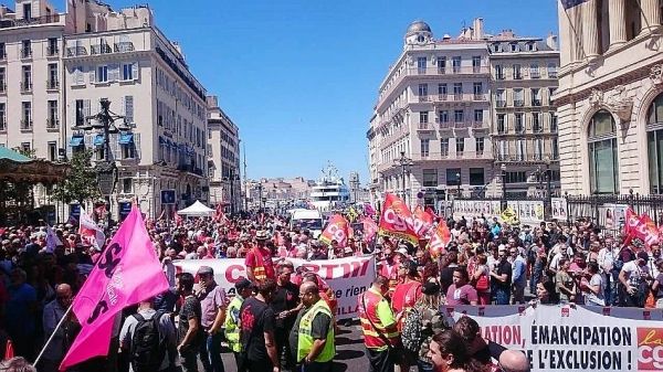 Le 12 septembre, à Marseille sur la Cannebière comme partout en France
