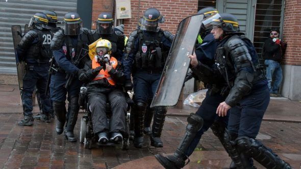 Odile Maurin, présidente d’Handi-social AFP
