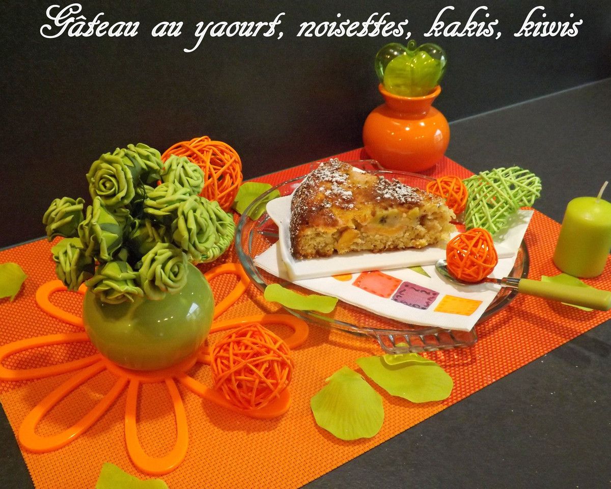 Gâteau au yaourt et aux noisettes
