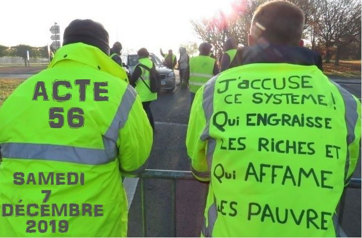 Acte 56 Samedi 7 Décembre 2019 à Paris Manifestation Des