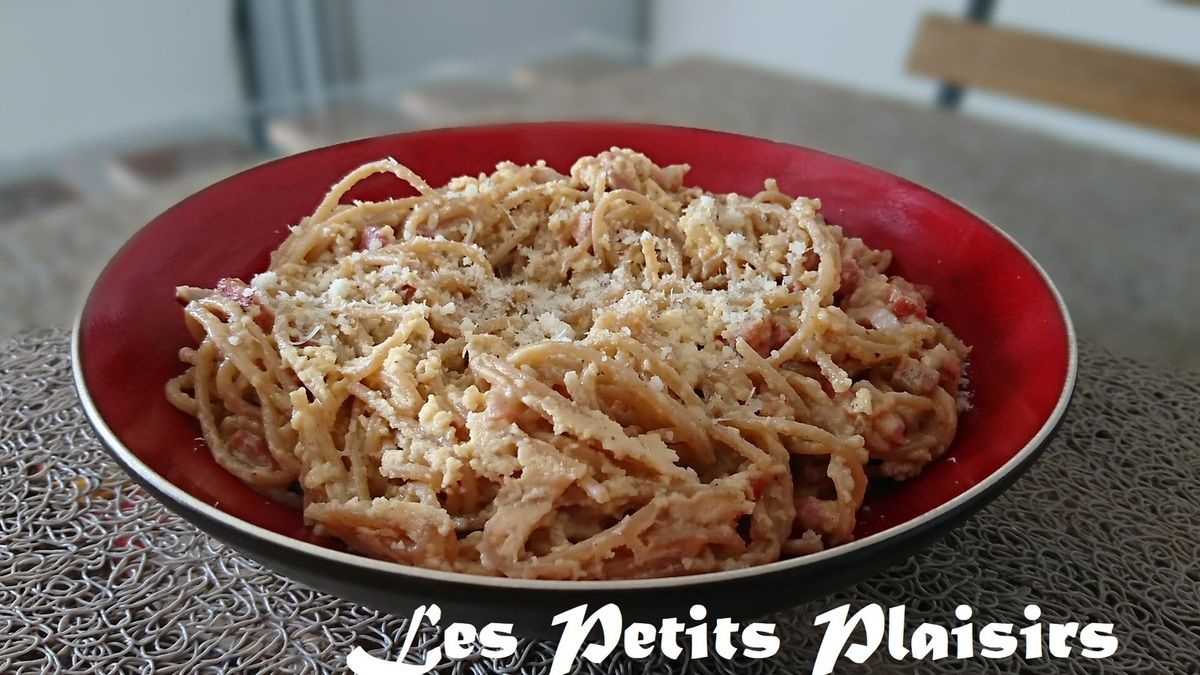 Spaghetti A La Carbonara Recette Italienne Italie Les Petits