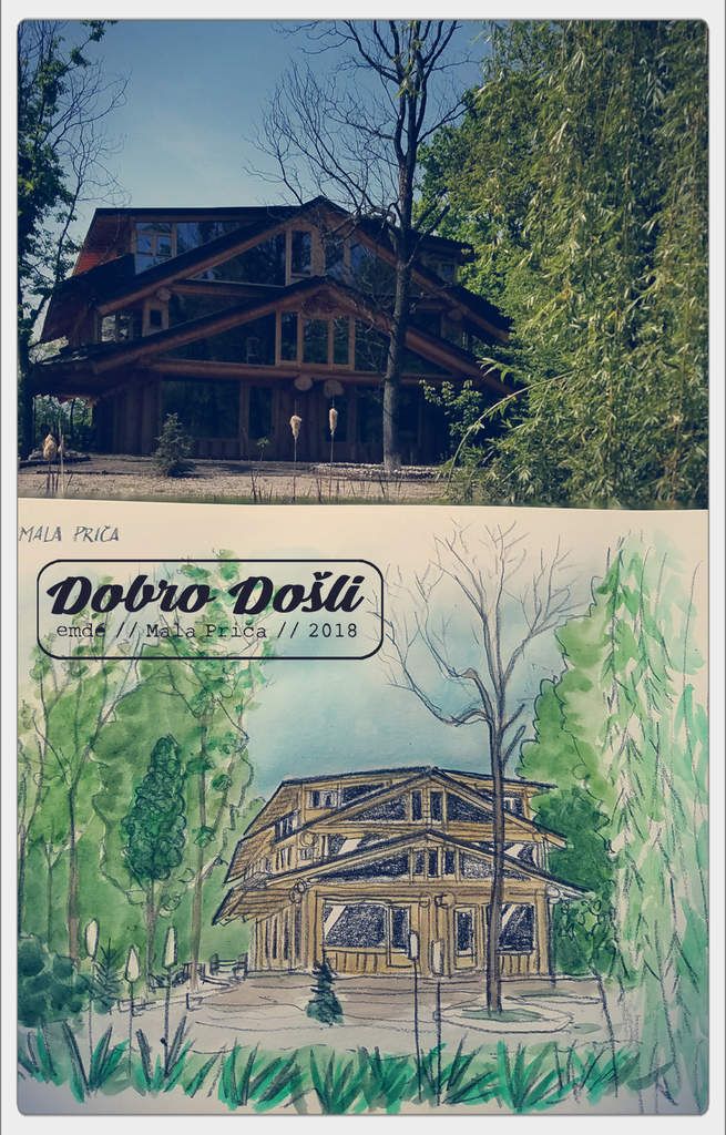 Croquis "in situ" en Bosnie-Herzégovine - Région de Tuzla // Mala Prica - emdé, 2018