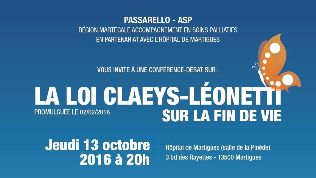 NOUVELLE LOI SUR LA FIN DE VIE : UNE CONFÉRENCE À MARTIGUES