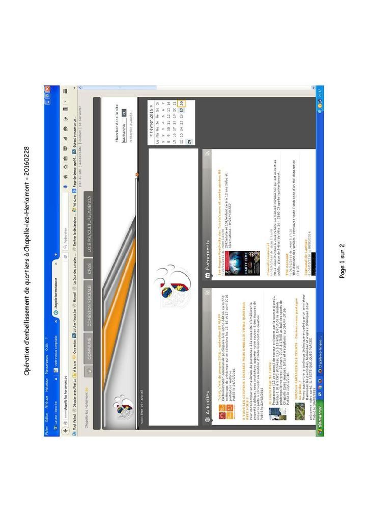 5 interpellations orales du mandataire libéral social Bruno VANHEMELRYCK (DéFI) formulées lors de la réunion du conseil communal chapellois du 29.02.2016