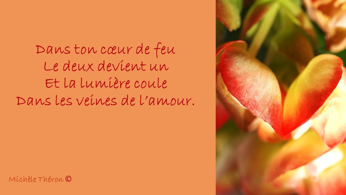 Dans ton coeur de feu...