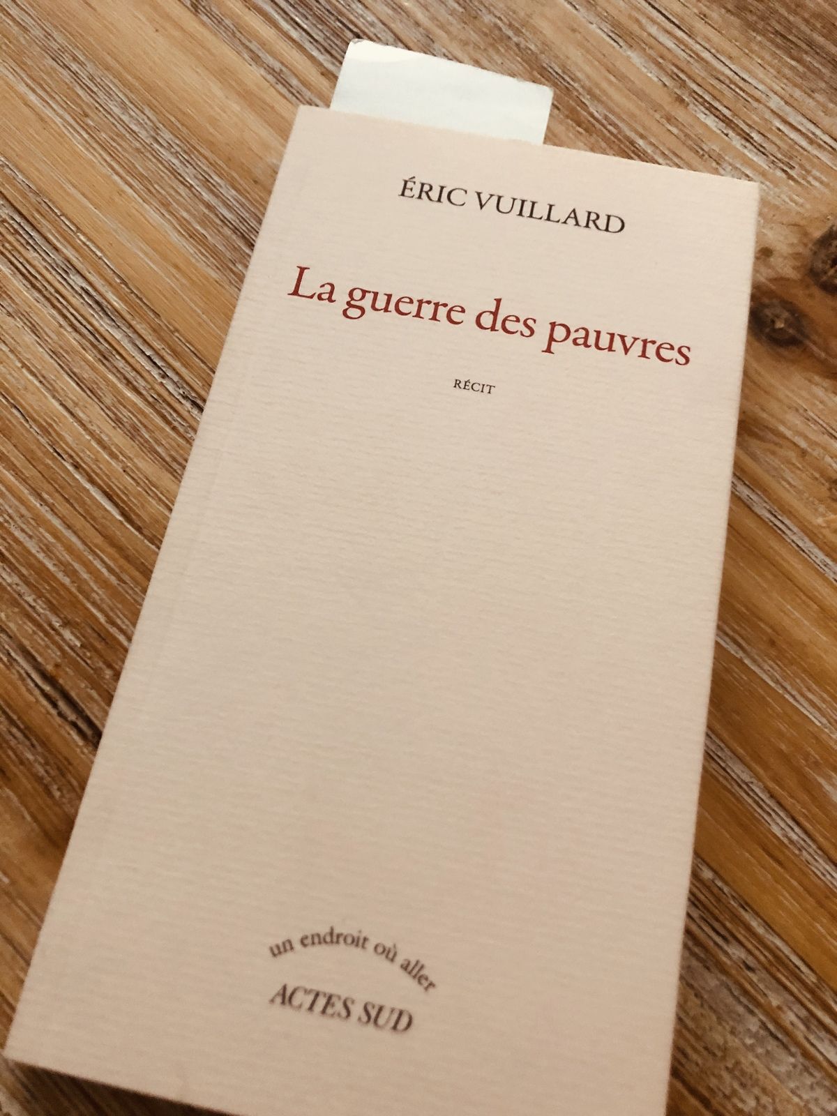LA GUERRE DES PAUVRES, de Éric Vuillard - Les lectures d'Arès