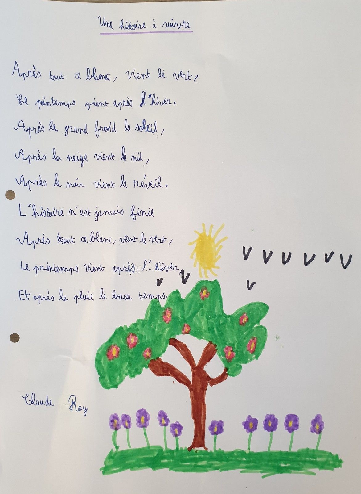 Après Tout Ce Blanc Vient Le Vert La poésie d'Hugo tout en gaieté ... - La grande maîtresse
