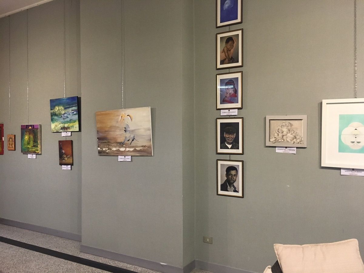 Exposition 12/2017 dans le Salon du Grand Hôtel Président à Lecce