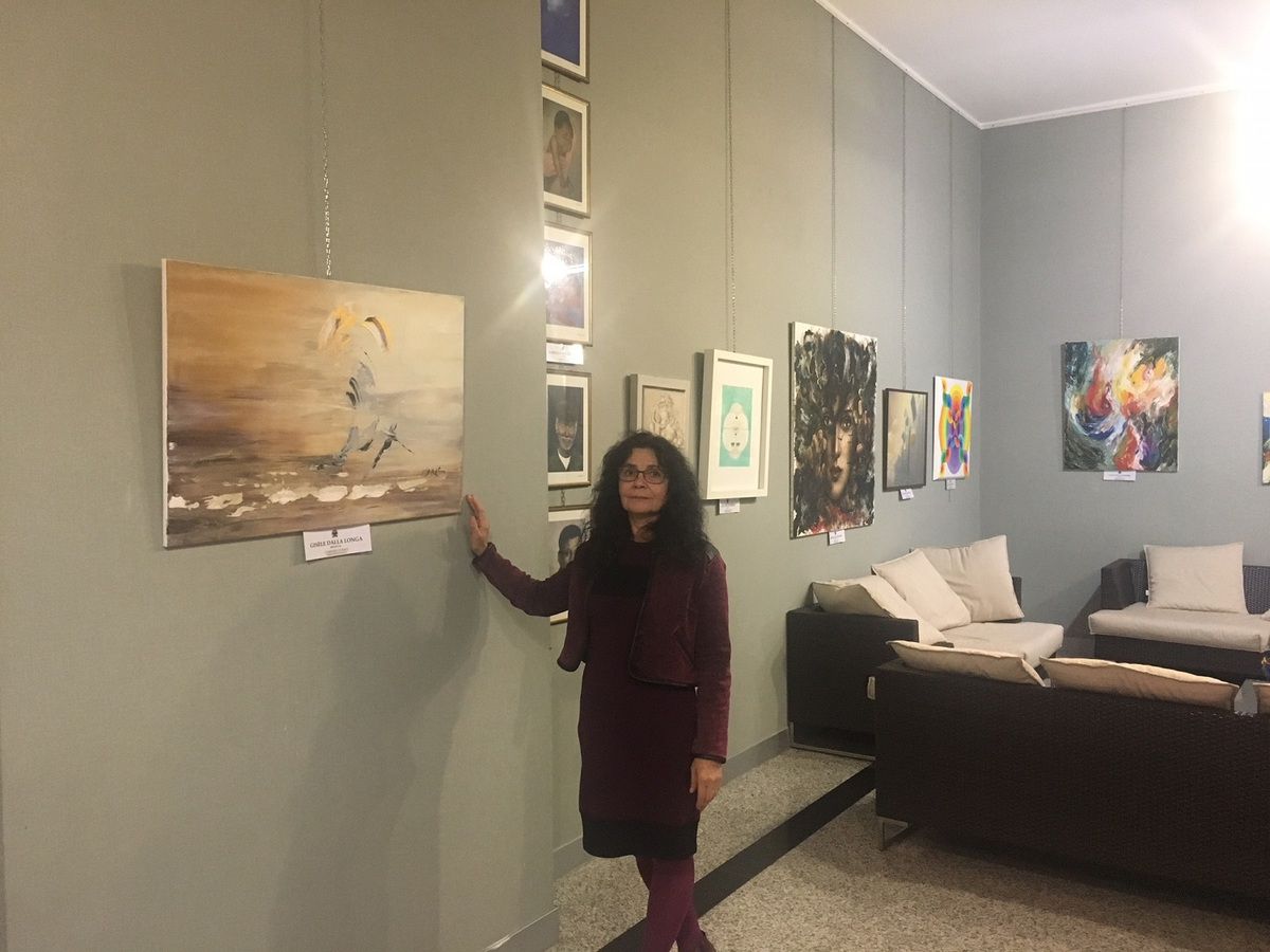 Présentation de l'oeuvre " Sans Titre " Mixte 2017 Oeuvre de Gisèle Dalla Longa