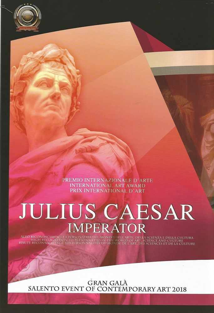 Prix International d'Art 2018 Julius Caesar Plaquette de Présentation