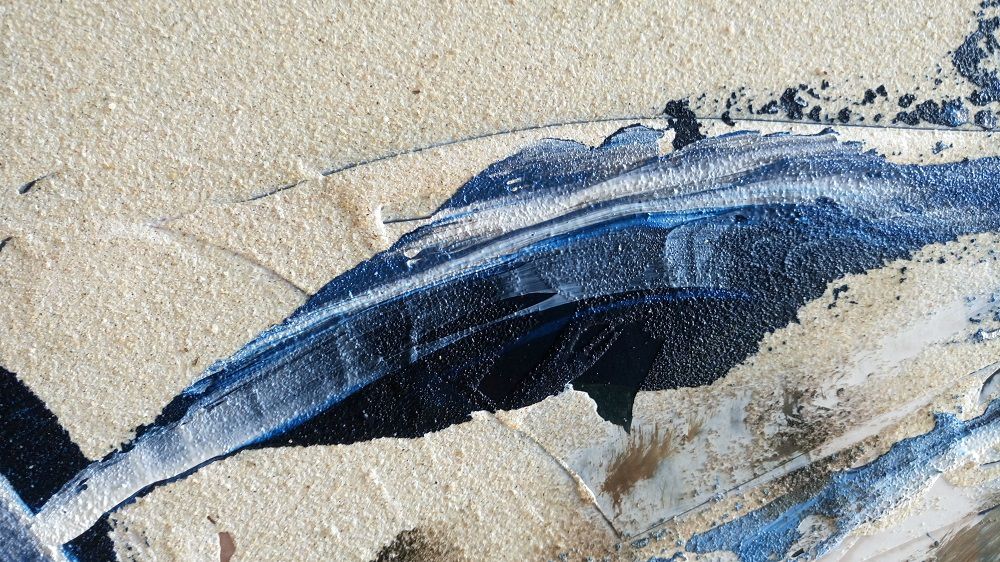 DSC_0069 Détail de Vague Ardéchoise ... Mixte 2018 de Gisèle Dalla Longa