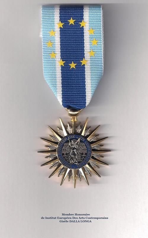 Médaille Membre de Institut Européen Des Arts Contemporains