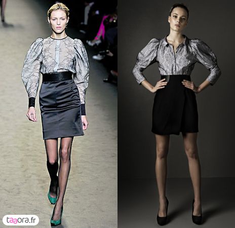 Chemise manche gigot top