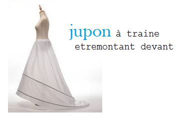 Jupon avec traine discount