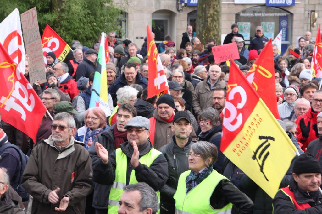 2500 manifestants à Lannion, 1,8 millions dans toute la France