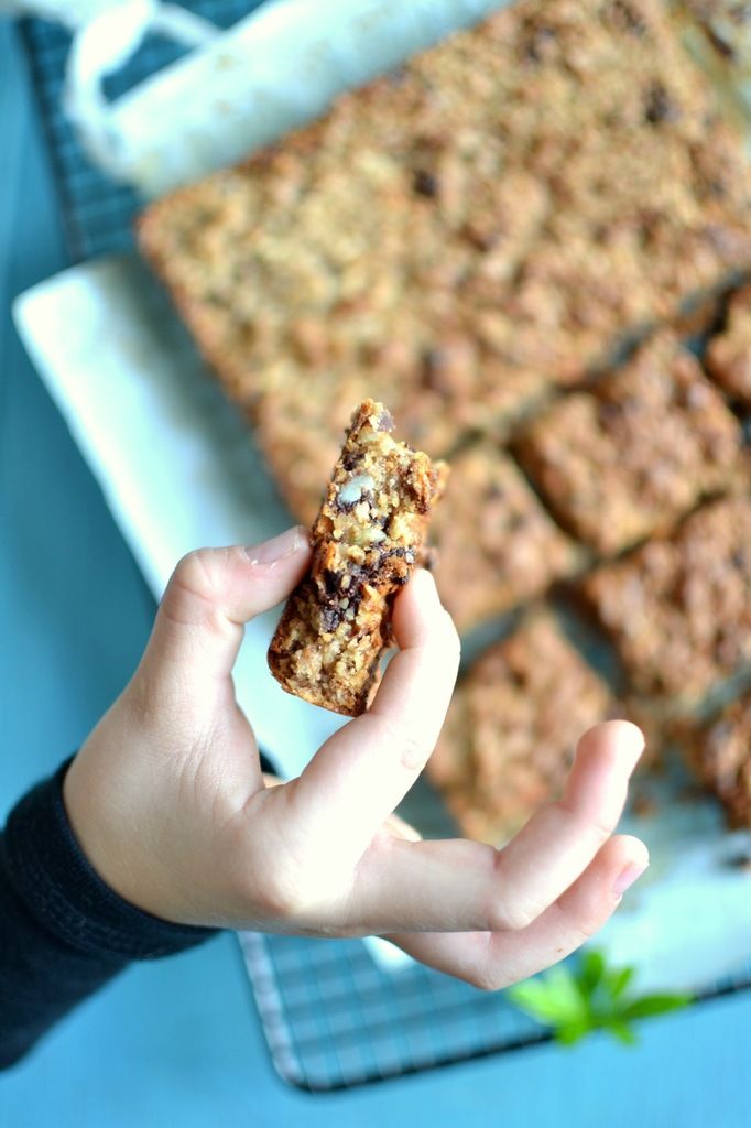 Barres De Cereales Aux Amandes Et Au Chocolat Les Recettes De