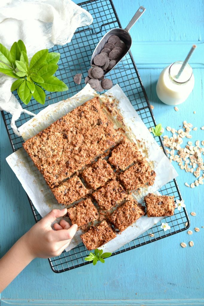 Barres De Cereales Aux Amandes Et Au Chocolat Les Recettes De