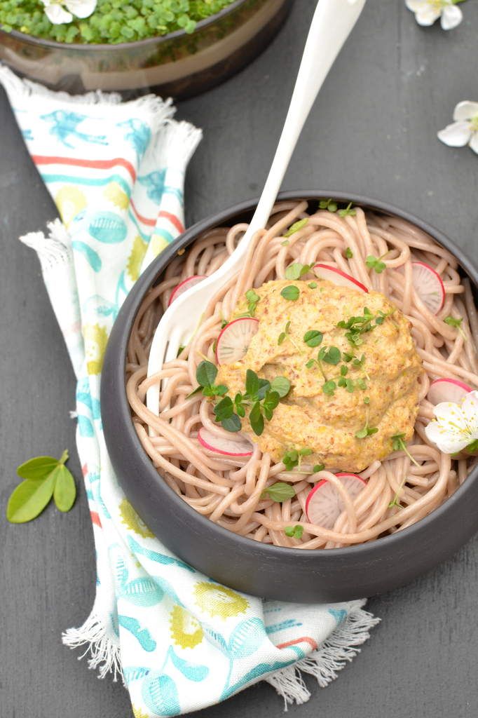 Pesto de graines germées citronné - Les recettes de Juliette