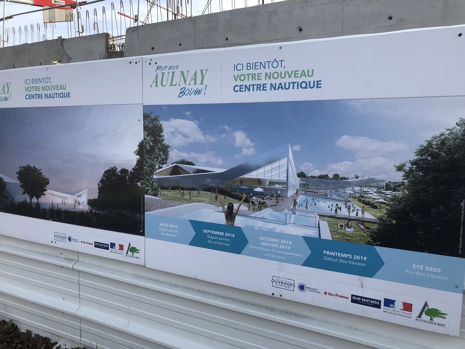Le futur stade nautique à Aulnay-sous-Bois : équipement labellisé jeux olympiques 2024 !