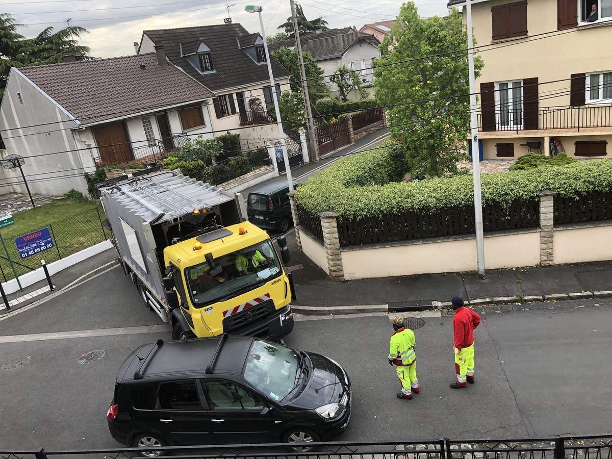 Face au Coronavirus les éboueurs à Aulnay-sous-Bois et dans le 93 sont des héros