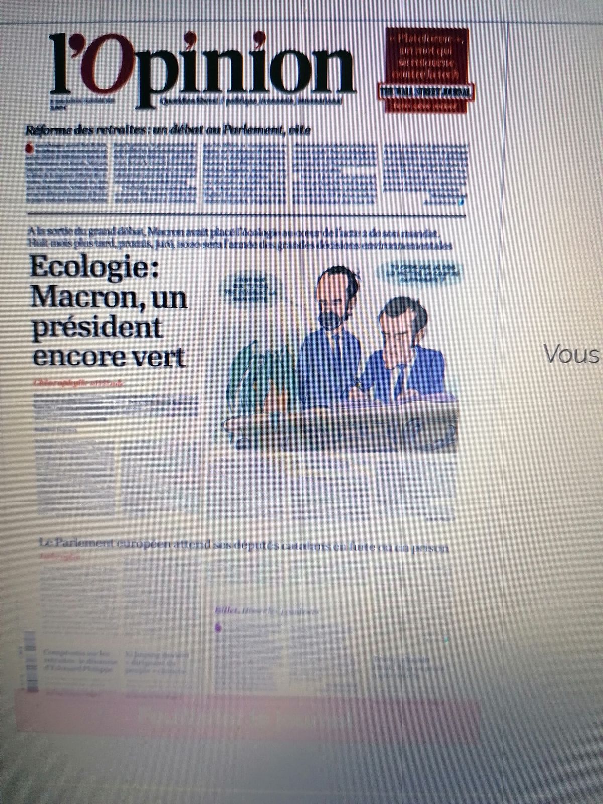 07-01-20- SUR EUROPE 1, MONSIEUR BEYTOUT CHAQUE JOUR DISTILLE SON LIBERALISME TEINTE DE TOUTES LES SAUCES D'INJUSTICE