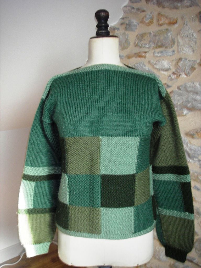 Le pull patchwork 