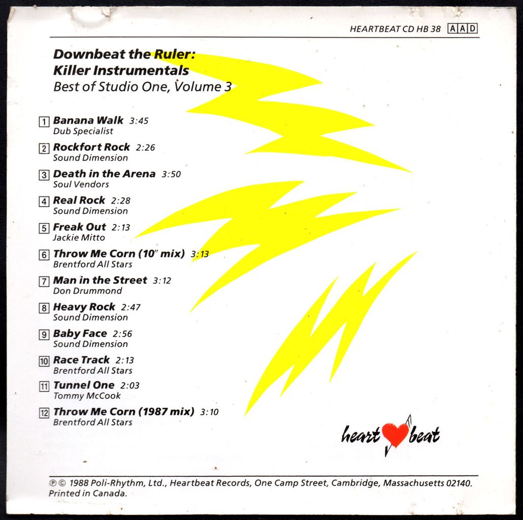 Downbeat the ruler Best of Studio One killer instrumentals volume 3