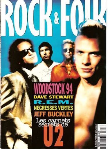U2 -Magazine Rock &amp; Folk -n°326 -Octobre 1994