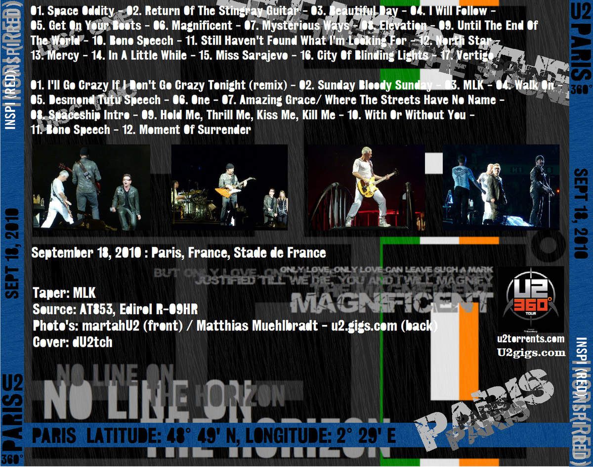 U2 -360° Tour -18/09/2010 -Paris -France -Stade de France