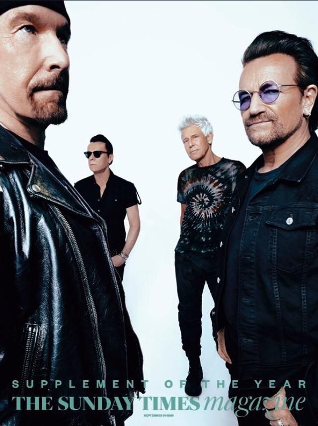 U2 -The Sunday Time Magazine -30/09/2018