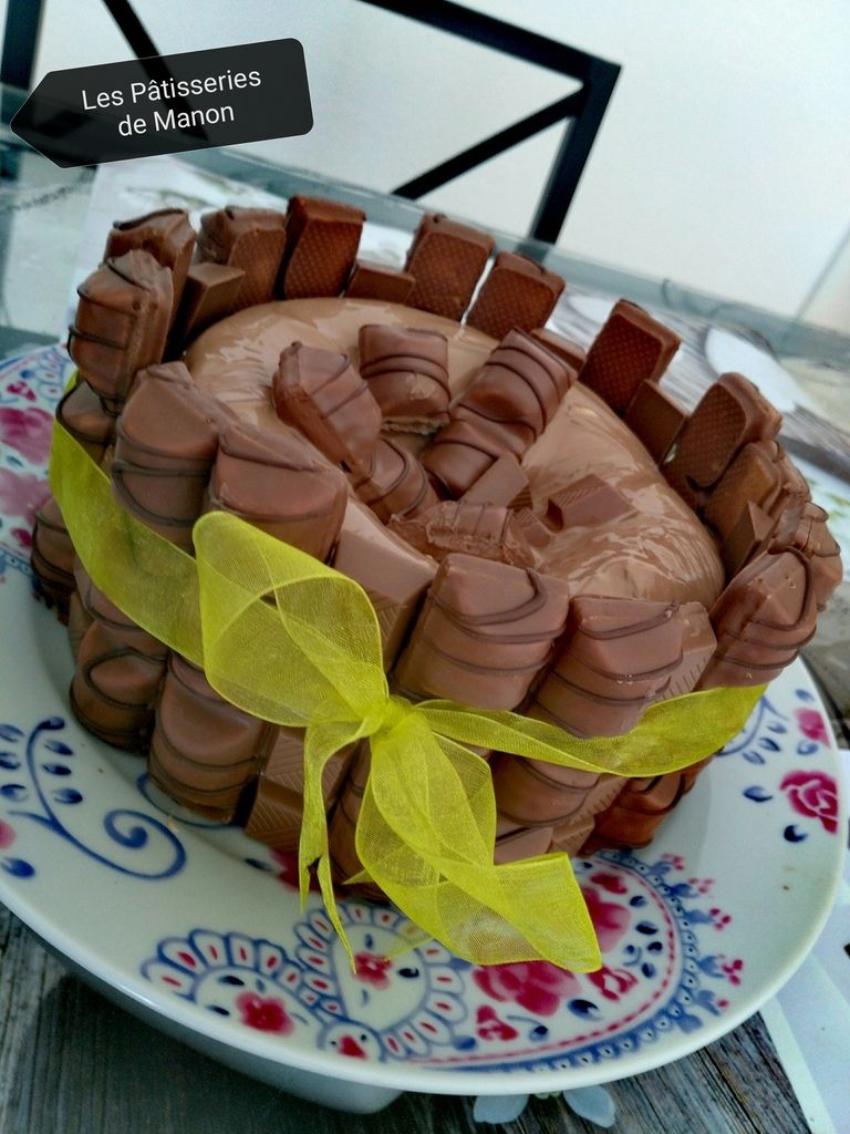 Gateau Chocolat Blanc Et Kinder Les Patisseries De Manon Gateau Chocolat Blanc Et Kinder Les Patisseries De Manon