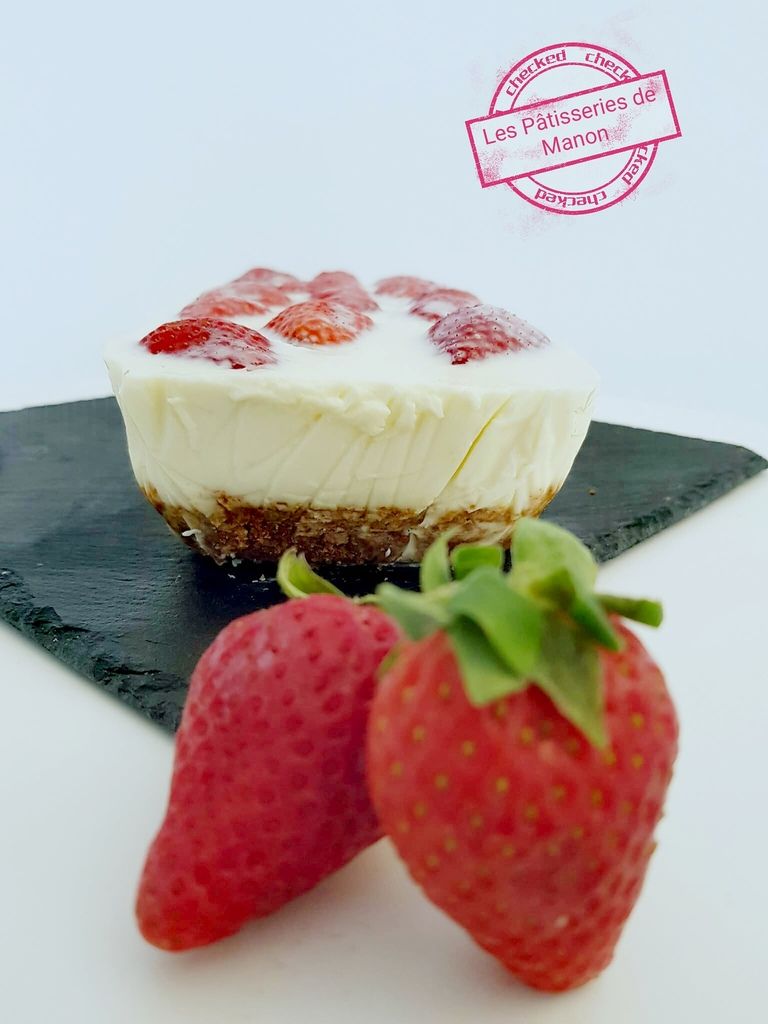 Terrine chocolat blanc et fraises Les Pâtisseries de Manon