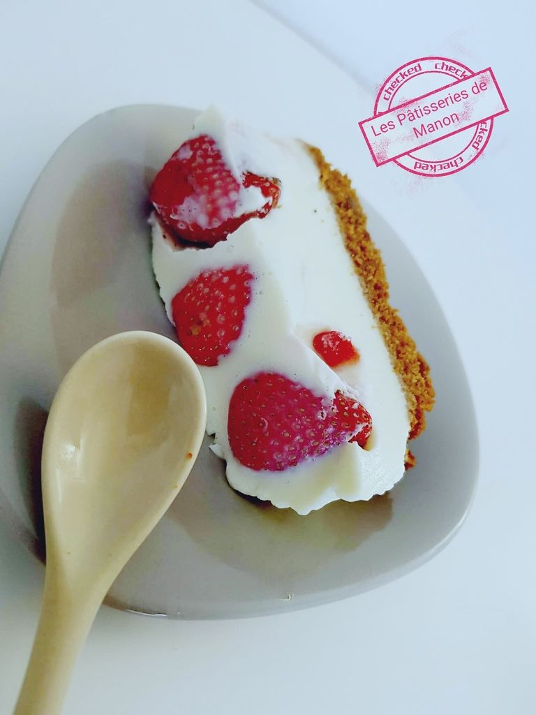Terrine chocolat blanc et fraises Les Pâtisseries de Manon