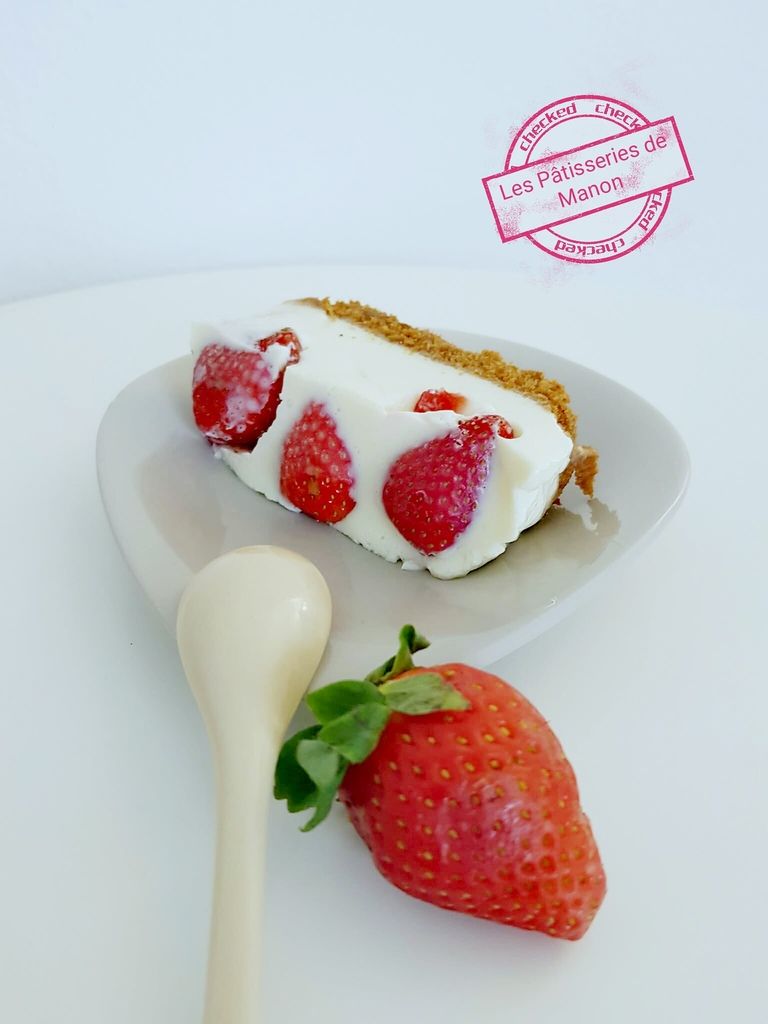 Terrine chocolat blanc et fraises Les Pâtisseries de Manon