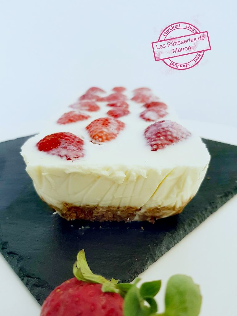 Terrine chocolat blanc et fraises Les Pâtisseries de Manon