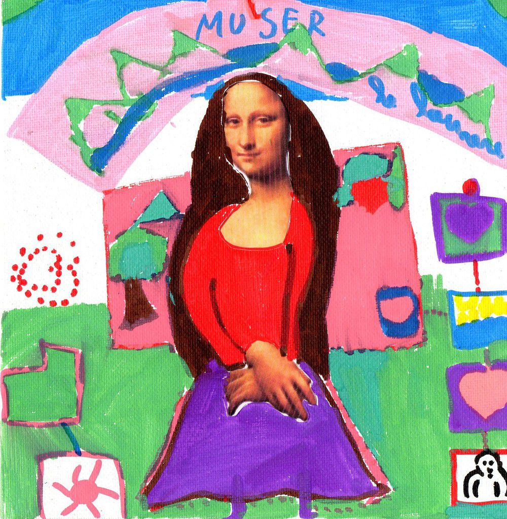 Mona Lisa au musée